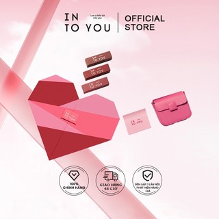 Into you bộ quà tặng giới hạn son bóng sương mù velvet