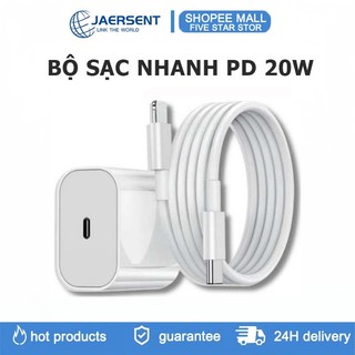JAERSENT Bộ sạc nhanh PD20w/L TO Type C thích hợp cho điện thoại 8-13PM