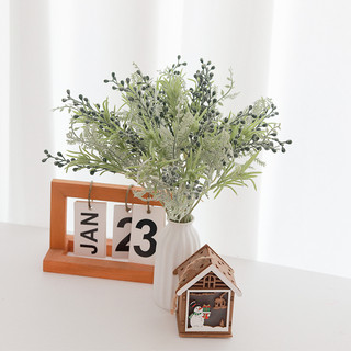 Cỏ nhân tạo Berry Nhựa DIY Bó hoa Sắp xếp hoa Trang trí nhà cửa đám cưới