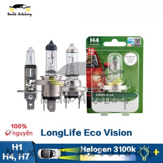 For philips longlife ecovision h1 h4 h7 h11 12v 55w 3100k đèn pha halogen ô tô bóng đèn ô tô gốc