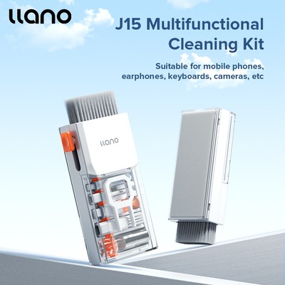 Bộ dụng cụ làm sạch bàn phím Llano 9 trong 1 Dụng cụ làm sạch đa chức năng Bộ làm sạch máy tính xách tay Bàn chải bàn phím Máy điện tử cho điện thoại di động / Tai nghe / Ống kính máy ảnh / tính