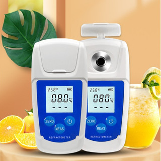 Máy đo khúc xạ Brix kỹ thuật số Độ chính xác cao Máy đo Brix cho nước ép trái cây Đồ uống Đồ uống Đo hàm lượng đường 0 ‐ 55%