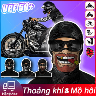 3d Series-Motorcycle Full Face Headgear 35 màu Skull / Venom Face Đi xe đạp Mặt nạ thể thao Chống tia cực tím Nhanh khô cho nam / nữ