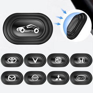 1 Chiếc Cửa Ô Tô Chống Sốc Silicon Miếng Lót Chống Sốc Thấm Hút Đệm Thân Âm Thanh Cách Âm Dày Đệm Cói Miếng Dán