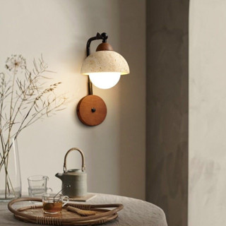 Cổ Điển Wabi-sabi Phong Cách Đèn Treo Tường Phòng Ngủ Đầu Giường Sconces Đèn Gắn Tường Trang Trí Phòng Khách Hành Lang