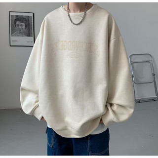 Áo sweater nam nữ form rộng vừa vặn thời trang Áo Sweater nam cổ tròn dáng rộng