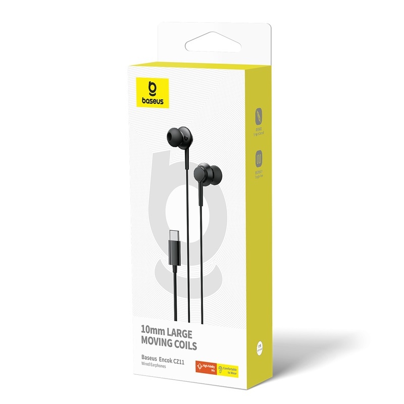 Tai nghe nhét tai có dây Baseus Encok HZ11/CZ11 nhét tai bên hông Âm thanh chất lượng cao nghe nhạc và gọi điện | BigBuy360 - bigbuy360.vn