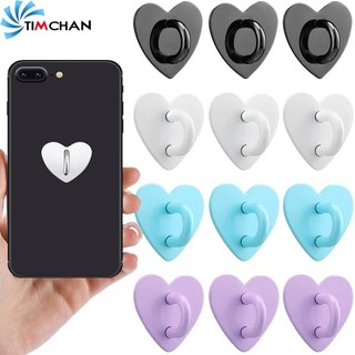 Phụ kiện khóa cài di động / móc treo điện thoại di động hình trái tim bằng kim loại mịn màng tự dính diy