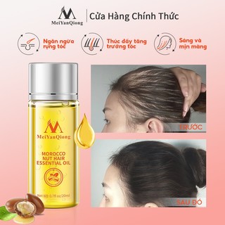 MeiYanQiong Tinh serum mọc tóc Argan tinh chất chống rụng tóc thúc đẩy tóc mọc dày và nhanh tinh chất chống rụng tóc sức khỏe và sắc đẹp 20ml