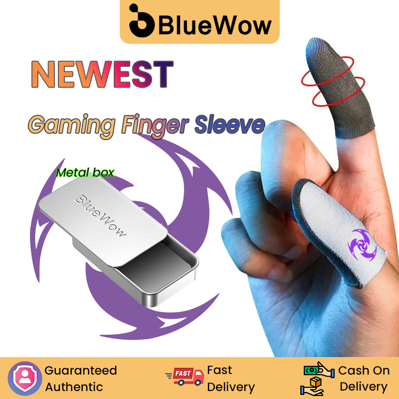 Bao tay chơi game BlueWow Găng tay đầu ngón tay chống trượt chống mồ hôi Găng tay chơi game