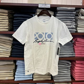 Áo thun ngắn tay cổ tròn in họa tiết Polo mới của RalphL 45890