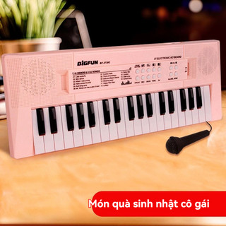  Sẵn sàng  đàn piano mini Đồ chơi bàn phím điện tử 37 phím cho trẻ em Đàn Piano đa năng có thể chơi được cho bé gái mới bắt đầu Đồ chơi nhạc cụ giáo dục Bàn phím điện tử 61 phím E 