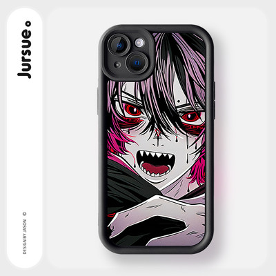 Ốp lưng JURSUE mềm chống bẩn ngầu nam hoạt hình độc lạ cho iPhone 16 15 14 13 12 11 Pro Max SE 2020 X XR XS 8 7 Plus kute Y5318Q