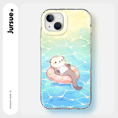 Ốp lưng JURSUE mềm chống bẩn hình bựa ngộ nghĩnh dễ thương đẹp cho iPhone 16 15 14 13 12 11 Pro Max SE 2020 X XR XS 8 7 Plus kute Y5308Q