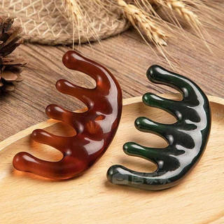 Lược Massage Răng Rộng Lược Máy Mát Xa Mặt Đầu Cơ Thể Cổ Mũi Cạp Da Đầu Kinh Tuyến Thư Giãn Hổ Phách Tuần Hoàn Máu Chống Tĩnh Điện Tóc Mịn Kích Thích Da Đầu Và Thúc Đẩy Sự Phát Triển Tóc