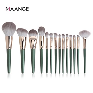 Bộ 14 Cọ Trang Điểm MAANGE Chuyên Nghiệp Mềm Mại Tiện Dụng