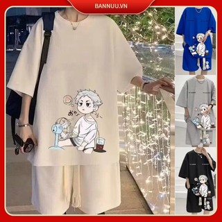 Bộ quần áo nam mùa hè áo thun nam nữ tay ngắn+quần short nam thể thao thời trang quần áo nam mùa hè cho nam