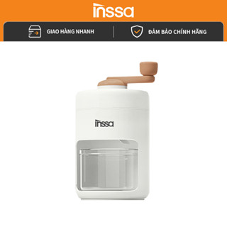 INSSA Máy bào đá mini - Máy xay đá bào bằng tay, lưỡi dao bằng thép không ghỉ nhập khẩu - BBJH001