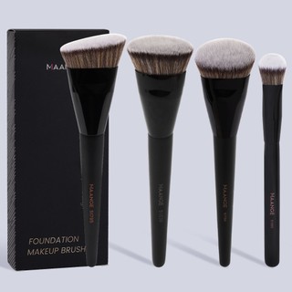 MAANGE Set 4 Cọ trang điểm chuyên nghiệp, cọ tán nền, cọ che khuyết điểm, cọ phấn phủ