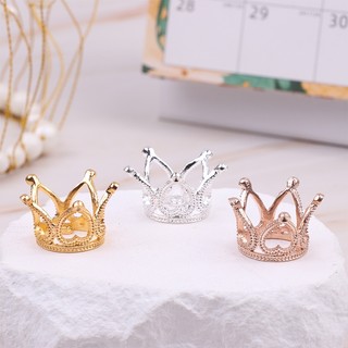 Vương Miện Cài Tóc Bằng Kim Loại Cho Búp Bê Tỉ Lệ 1 / 6 Vương Miện trang trí bánh sinh nhật, vương miện trang trí hoa sáp