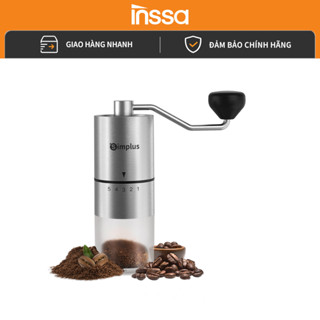 Máy xay hạt cà phê Cầm tay INSSA , Xay thủ công, khoang chứa 25g, chất liệu Inox siêu bền MDJH002