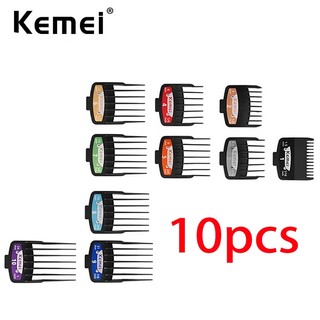  10 Chiếc Cắt Tóc Cắt Tóc Giới Hạn Lược Hướng Dẫn Giới Hạn Lược Salon Hướng Dẫn Cắt Phù Hợp Với Kemei Wmark VGR Wahl Andis Babyliss Tông Đơ Cắt Tóc 