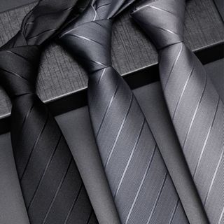 Đen Nam Cà Vạt Kinh  Trang Trọng Màu Xanh Dây Kéo Phong  Làm Người Quà Tặng