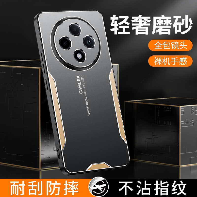 Ốp Lưng OPPO Reno 12F 5G Cho OPPO Reno 12F 5G [Ốp Điện Thoại Chống Sốc TPU + Hợp Kim Nhôm Mờ]