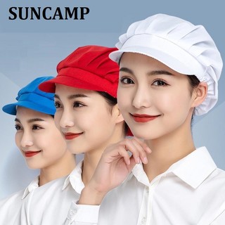 Mũ làm việc hội thảo chống bụi thoáng khí mũ đầu bếp bồi bàn mũ thực phẩm vệ sinh