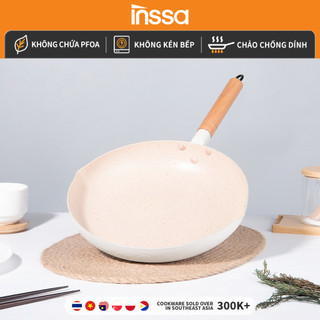 INSSA Chảo chiên rán 26CM chống dính chất lượng cao, chảo chiên trứng, xào nấu đa dụng GUOJ027