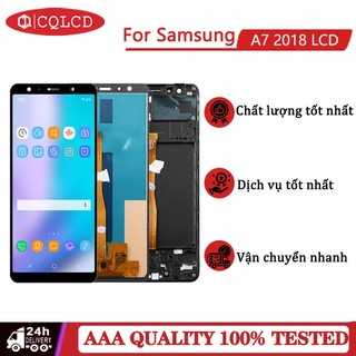 Màn hình dành cho samsung galaxy a7 2018 lcd thay thế lắp ráp bộ số hóa màn hình cảm ứng