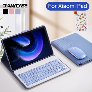 Ốp Bàn Phím Cho Xiaomi Pad 6 5 Pro 11inch Mi Pad 7 / 7 Pro 11.2 "Mi Pad 6S Pro 12.4" POCO Pad 12.1 '2024 Vỏ Máy Tính Bảng Bàn Phím Bluetooth Từ Tính Có Chuột
