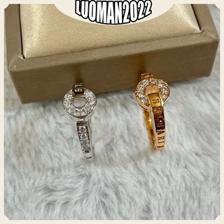 Đồng xu đồng BVLGARI đầy nhẫn kim cương