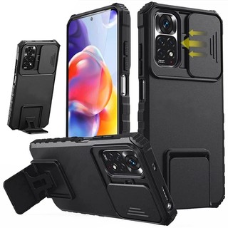 Chống sốc nặng trường hợp điện thoại cứng với người giữ Redmi Note 13 Pro Note 12 Pro Note 11 Pro Note 11S Note 10 Pro Redmi A3