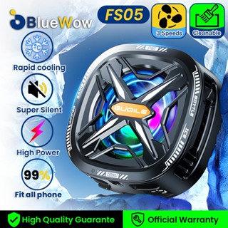  Máy làm mát điện thoại di động từ tính BlueWow FS05 Pro Black Shark Quạt làm mát điện thoại RGB Quạt làm mát điện thoại di động nhẹ di động Bộ tản nhiệt điện thoại có khu vực làm mát lớn hơn cho điện thoại   Tabl 