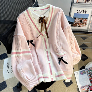 MAIFUWEI áo len áo cardigan khoác tingoan Thời trang xu hướng Xu hướng INS WMY241020P 21Z240521