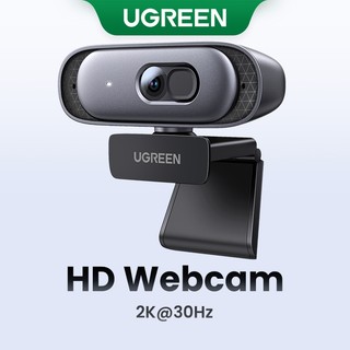 Ugreen HD Webcam 2K Ultra HD Micro kép Tự động lấy nét Tự động chỉnh sửa ánh sáng để phát trực tuyến Hội nghị Zoom Skype YouTube Desktop