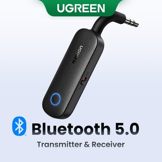 Đầu truyền tín hiệu bluetooth 5.0 Ugreen thiết kế 2 trong 1 đầu cắm 3.5mm
