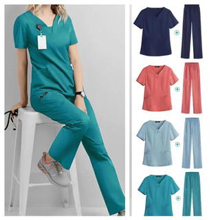 Aliexpress Bệnh Viện Răng Miệng Phòng mổ Rửa Tay Bộ Quần Áo Bác Sĩ Y Tá Quần Áo Thẩm Mỹ Viện Quần Áo Làm Việc Rửa Tay Quần Áo