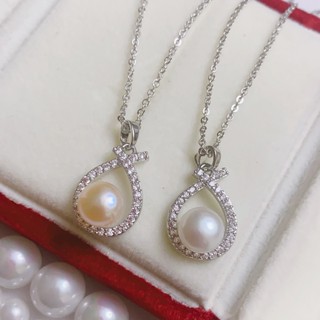  Spot Vòng cổ ngọc trai nước ngọt tự nhiên Mặt dây chuyền ngọc trai đa năng 