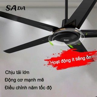 SADA Quạt trần 56 inch gió lớn lá sắt hộ gia đình phòng khách nhà hàng ký túc xá treo công nghiệp quạt điện thương mại