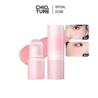 Phấn Má Hồng ChioTure Dạng Bút Mềm Mại Lâu Trôi Kèm Mút Trang Điểm Just Poke Blush Stick 3.8g