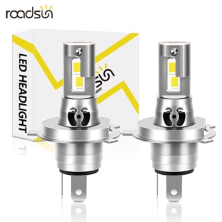 Roadsun 1 Cặp H7 H4 Đèn Pha Led Ô Tô 130W H11 9005 9006 HB3 HB4 Bóng Đèn Pha 12 / 24V 15000LM 6000K Chip CSP Trắng Turbo Đèn Sương Mù Động Cơ Canbus Không Lỗi Cắm Và Chạy Chống Thấm Nước
