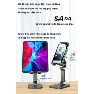 SADA Thích hợp cho máy tính để bàn gia đình Giá đỡ điện thoại di động Giá đỡ máy tính bảng ipad có thể gập lại Giá đỡ điện thoại di động để bàn