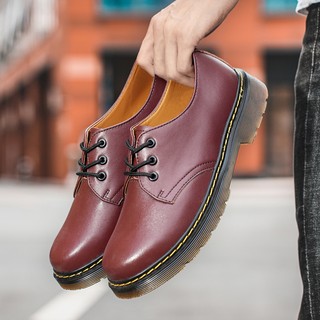 [Sẵn SÀNG] Giày bốt Martin MỚI Nam / Nữ Thời Trang Retro Giày dụng cụ cắt thấp ngoài trời cổ điển Giày da thông thường