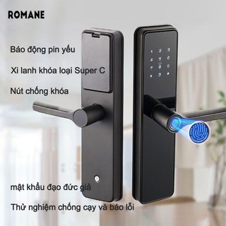 Romane Khóa vân tay chống trộm thông minh và tiện lợi