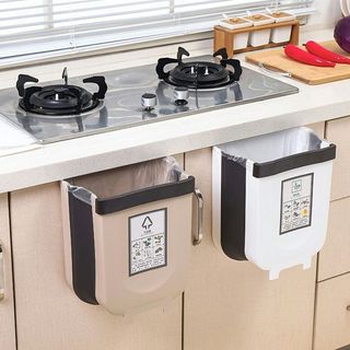 Thùng rác treo tủ bếp, thùng rác gấp thông minh
