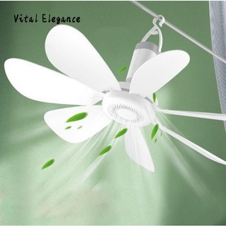 Vital Elegance quạt đèn trần nhà Quạt trần nhỏ gia đình Quạt 6 cánh quạt trần mini im lặng
