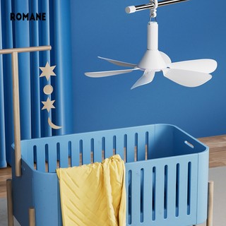 Romane quạt đèn trần nhà Quạt trần nhỏ gia đình Quạt 6 cánh quạt trần mini im lặng