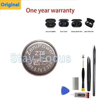 Thích hợp cho pin tai nghe Bluetooth Sony WF-SP800N Z75 3.7V 89mAh 0.33W với công cụ thay thế thay thế pin Eve icr1454s